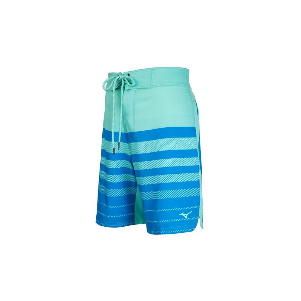 Calções Mizuno Boardshort - Homem - Verdes - DEBKT0651